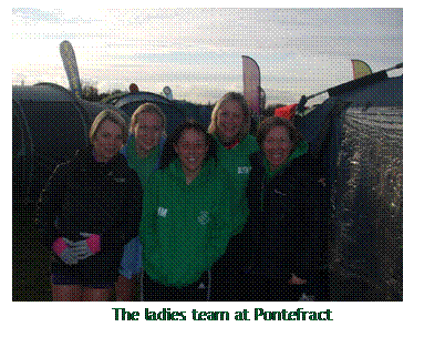 Text Box:  
The ladies team at Pontefract
